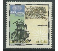 C2268 BRASIL 500 ANOS 2000 RUMO AO DESC. 10.350 N